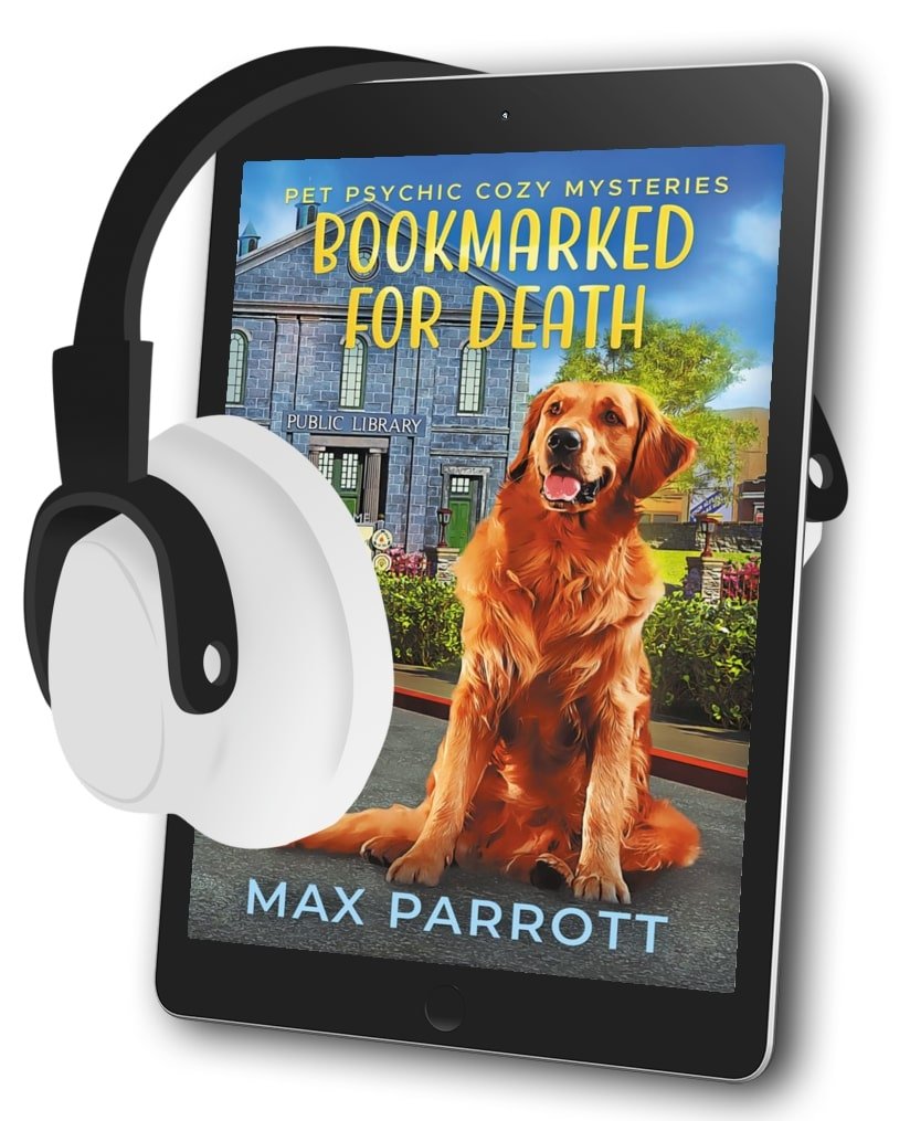 BOOKMARKED FOR DEATH (AUDIOBOOK) - Max Parrott