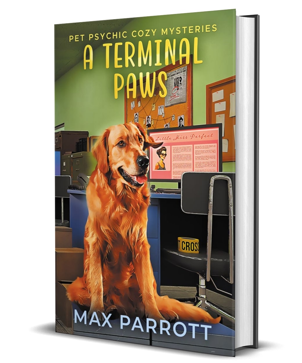 A Terminal Paws cozy mystery HARDCOVER