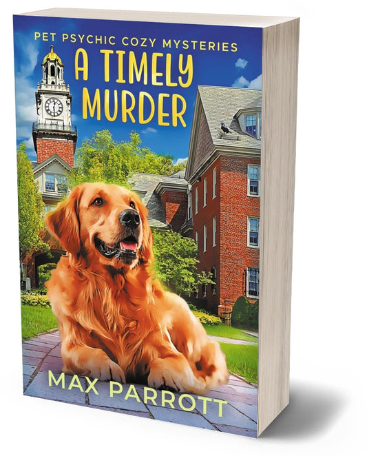 A Timely Murder cozy mystery PAPERBACK