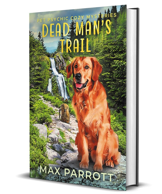 Dead Man's Trail cozy mystery HARDCOVER