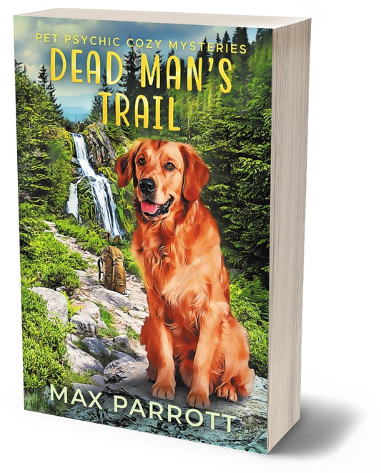 Dead Man's Trail cozy mystery PAPERBACK