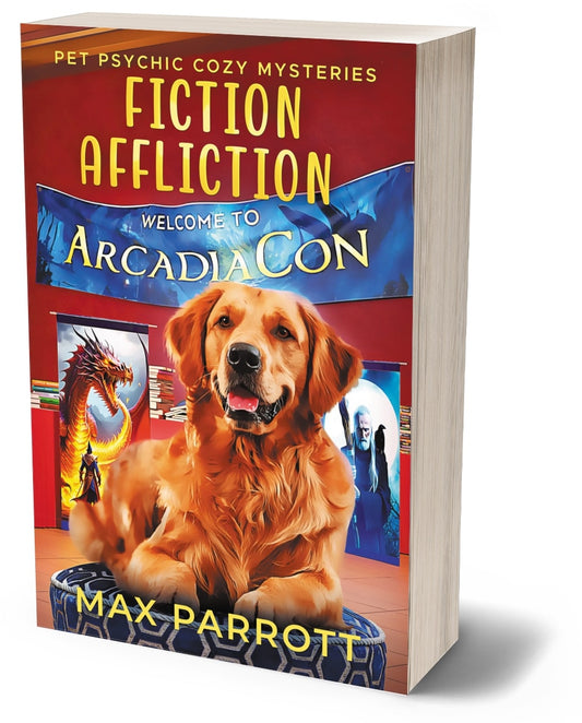 Fiction Affliction cozy mystery PAPERBACK