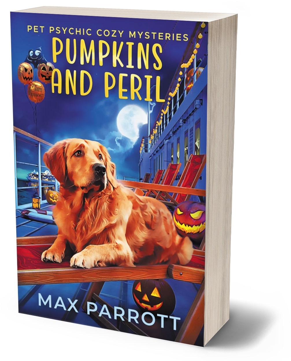 Pumpkins and Peril cozy mystery PAPERBACK