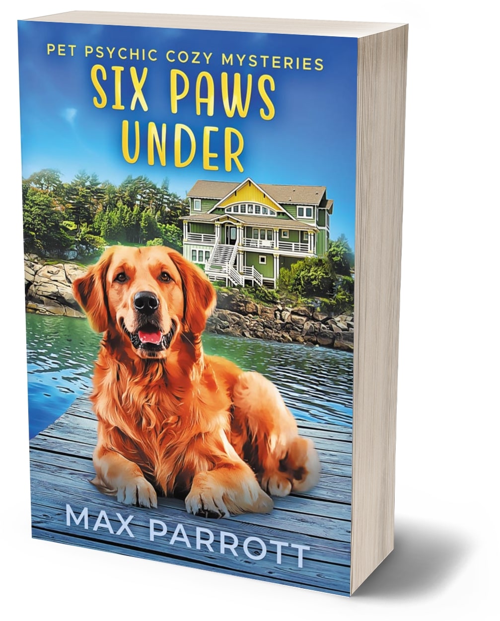 Six Paws Under cozy mystery PAPERBACK