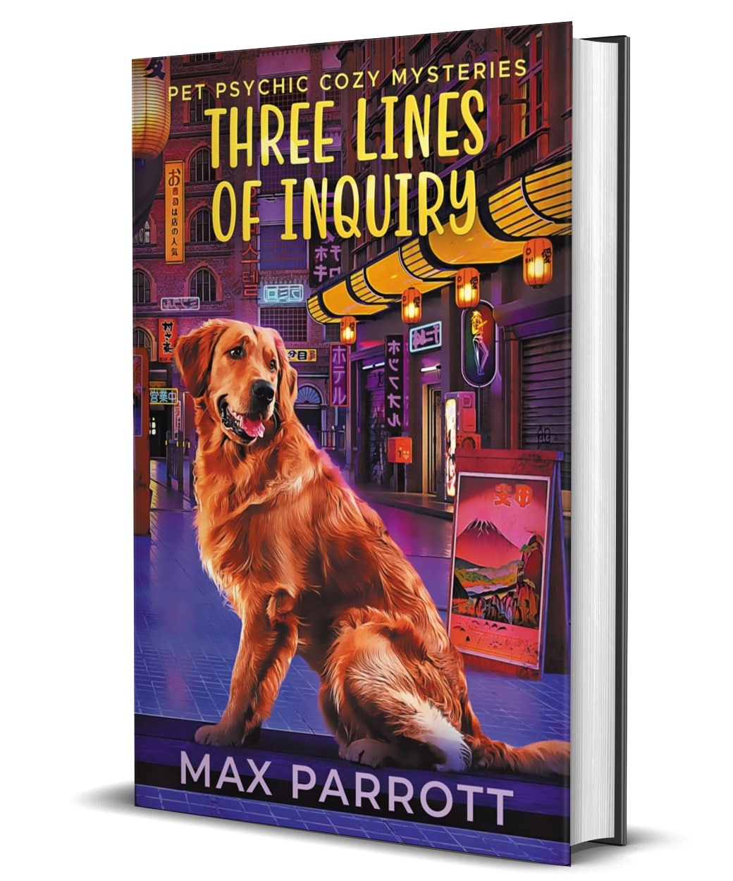 Three Lines of Inquiry cozy mystery HARDCOVER