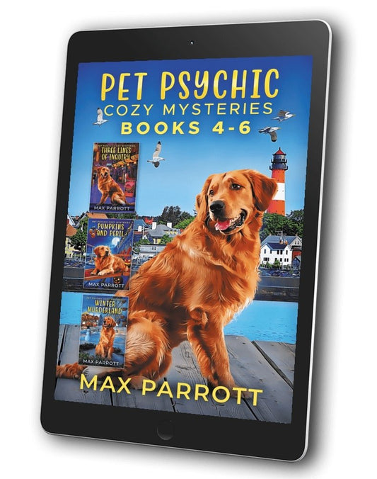 PET PSYCHIC COZY MYSTERIES: BOOKS 4 - 6 COLLECTION (EBOOK) - Max Parrott